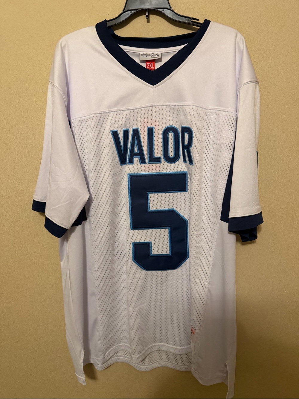 Christian McCaffrey Valor Christian #5 Jersey NWT Men’s 2XL Headgear Classics